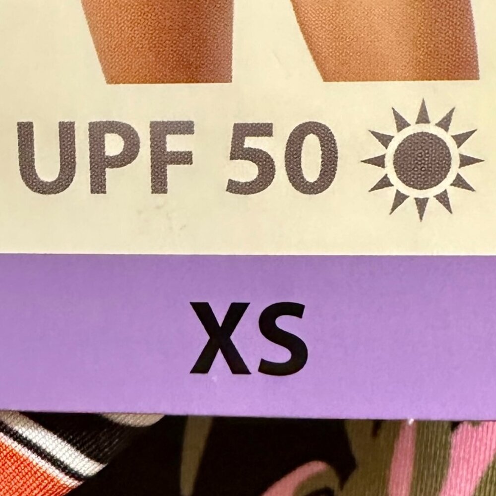 Roxy Sun Swim Shirt Women's Size XS Tropical Pink Rashguard – UPF 50+ Quick-Dry - Picture 8 of 13